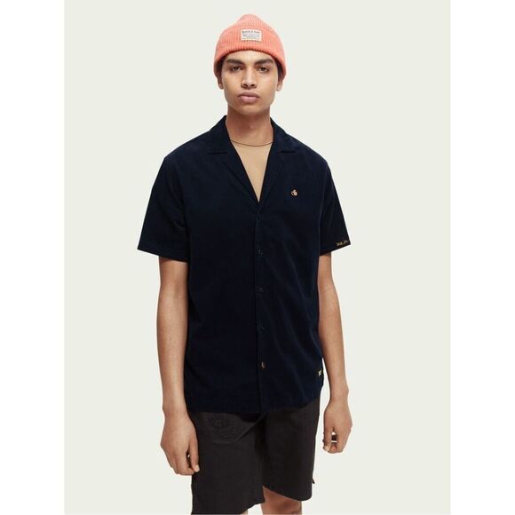 Scotch & Soda Hawaiian Corduroy Short Sleeved Shirt Size Large - Picture 1 of 7